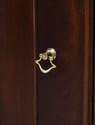74284: BAKER Mahogany Demilune Console Server Cabi