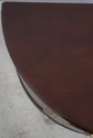 74284: BAKER Mahogany Demilune Console Server Cabi