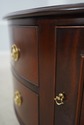 74284: BAKER Mahogany Demilune Console Server Cabi