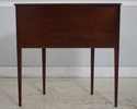 74284: BAKER Mahogany Demilune Console Server Cabi