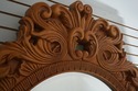 74270: CENTURY Large Round Carved Caspian Wall Mir