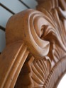 74270: CENTURY Large Round Carved Caspian Wall Mir