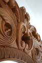 74270: CENTURY Large Round Carved Caspian Wall Mir
