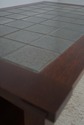 74304: STICKLEY Large Mission Oak Tile Top Coffee 