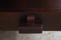 74304: STICKLEY Large Mission Oak Tile Top Coffee 