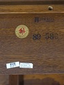 74304: STICKLEY Large Mission Oak Tile Top Coffee 