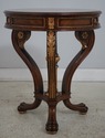 L74322: MAITLAND SMITH Round Clawfoot Mahogany Lam