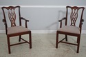 L74324: Set of 8 HICKORY CHAIR CO Mahogany Dining 