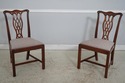 L74324: Set of 8 HICKORY CHAIR CO Mahogany Dining 