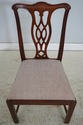 L74324: Set of 8 HICKORY CHAIR CO Mahogany Dining 