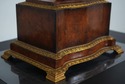 L74291: THEODORE ALEXANDER Burl Walnut & Brass Des
