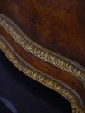 L74291: THEODORE ALEXANDER Burl Walnut & Brass Des