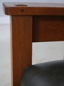 74296: STICKLEY Mission Oak Morris Chair w. Ottoma
