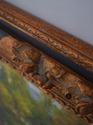 F74371: Horse Girl & Dog Hand Painted Oil On Canva