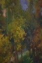 F74371: Horse Girl & Dog Hand Painted Oil On Canva
