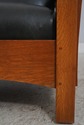 74296: STICKLEY Mission Oak Morris Chair w. Ottoma