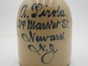 F74245: Antique A. PIROLA Blue Stoneware Crock Jug