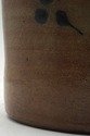 LF74242: Antique Blue Stoneware Crock Jug w. Handl