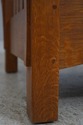 74296: STICKLEY Mission Oak Morris Chair w. Ottoma