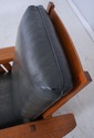 74296: STICKLEY Mission Oak Morris Chair w. Ottoma