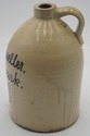 F74241: P.H. MUELLER Blue Stoneware Crock Jug