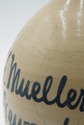 F74241: P.H. MUELLER Blue Stoneware Crock Jug