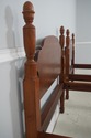 F72948: Pair of Custom Made Colonial Twin Beds