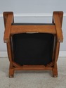 74296: STICKLEY Mission Oak Morris Chair w. Ottoma