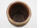 LF74249: Antique Blue Stoneware Crock Urn Salt Gla