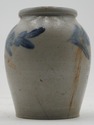 LF74246: Antique Blue Stoneware Crock Urn Jug