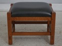 74296: STICKLEY Mission Oak Morris Chair w. Ottoma
