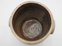 F74239: Large Antique Stoneware Crock Urn w. Handl