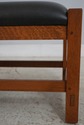 74296: STICKLEY Mission Oak Morris Chair w. Ottoma