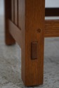 74296: STICKLEY Mission Oak Morris Chair w. Ottoma