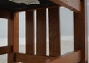 74296: STICKLEY Mission Oak Morris Chair w. Ottoma