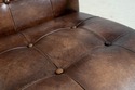 69679: Set of 4 Mid Century Modern Leather & Steel