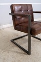 69679: Set of 4 Mid Century Modern Leather & Steel