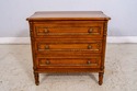 69647: French Louis XVI Style 3 Drawer Bedside Nig