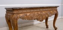 L69536: ETHAN ALLEN Continental Style Marble Top C