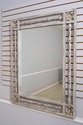 69625: Metal Toleware Frame French Style Mirror