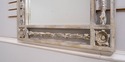 69625: Metal Toleware Frame French Style Mirror