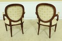 L52824: Pair HICKORY CHAIR CO French Louis XVI Ope