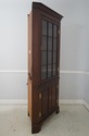 69417: HENKEL HARRIS Mahogany Tall Corner Cabinet	