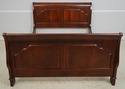 69586: Cherry Traditional Queen Size Sleigh Bed
