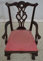 L69531: Set of 8 HENREDON Mahogany Chippendale Sty