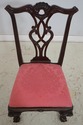 L69531: Set of 8 HENREDON Mahogany Chippendale Sty