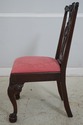 L69531: Set of 8 HENREDON Mahogany Chippendale Sty