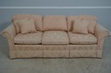 F65164EC: KITTINGER Peach Damask Upholstered Sofa