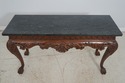 65344EC: Georgian Mahogany Marble Overlay Top Cons