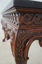 65344EC: Georgian Mahogany Marble Overlay Top Cons